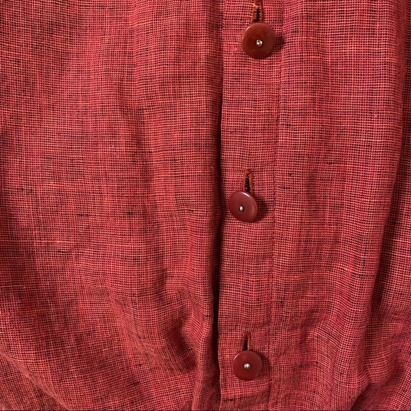 Flax Vintage Oversized Linen Button Up - Picture 10 of 13